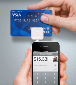 Credit card reader for iPhone